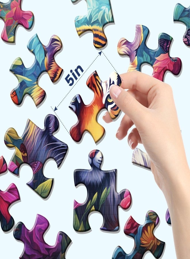 WSCXSC 6 Pack 16 Large Piece Puzzles for Seniors Puzzles Dementia Alzheimer's Products and Activities Alzheimer's Puzzle Elderly Adults Cognitive Game Gift for Patients in Nursing Home with 6 Storage Bags - Image 5